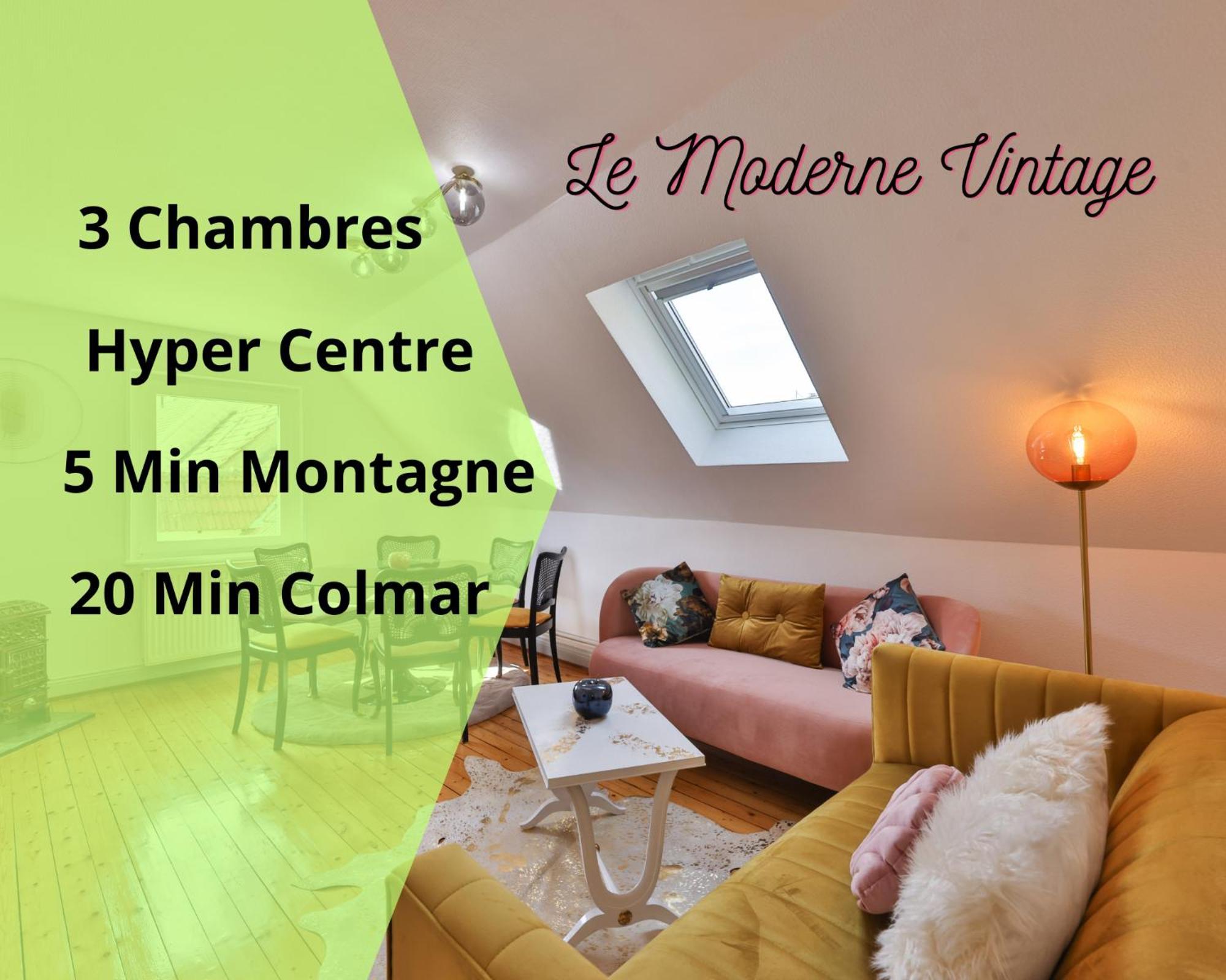 Le Moderne Vintage Hyper Centre,3 Chambres, Neuf Au Calme, 3 Etoiles Munster  Zewnętrze zdjęcie